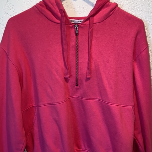 Nordstrom x Richer Poorer | Hot Pink Quarter Zip Hoodie - Picture 4 of 6